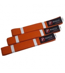 Пояс для кимоно RUSCO SPORT 2,6м оранжевый 28265633