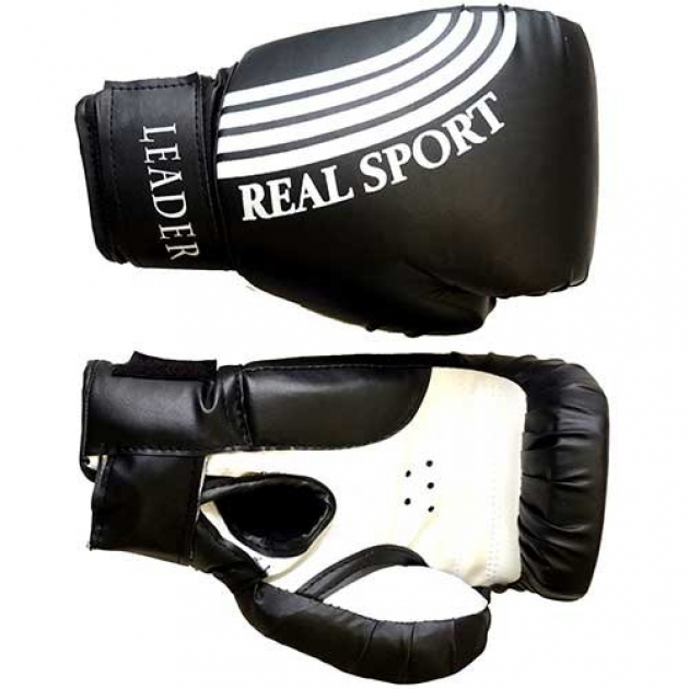 Перчатки боксерские RealSport LEADER 6 унций 28265968