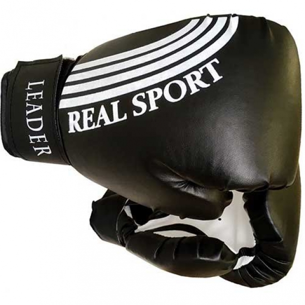 Перчатки боксерские RealSport LEADER 10 унций 28265970