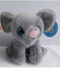 Мягкая игрушка слоник 14 см серый Teddy toys M0064