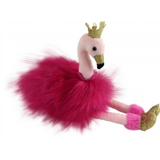 Мягкая игрушка фламинго розовый 25 см Teddy toys M094