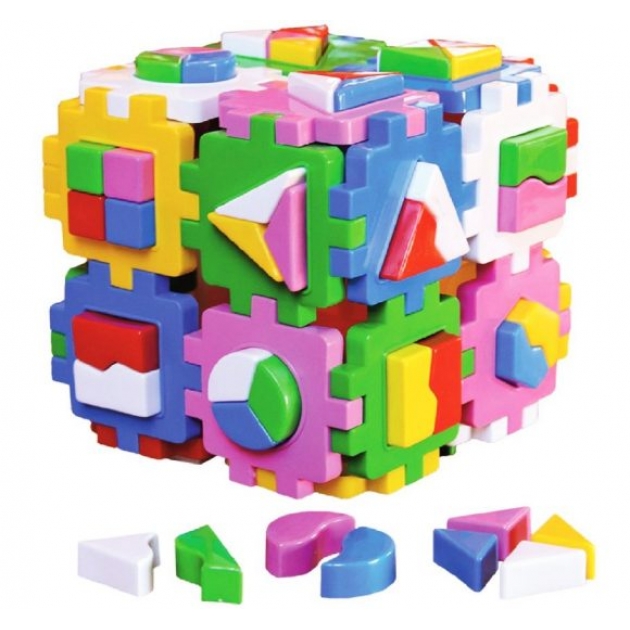 Сортер куб умный малыш супер логика Технок 2650