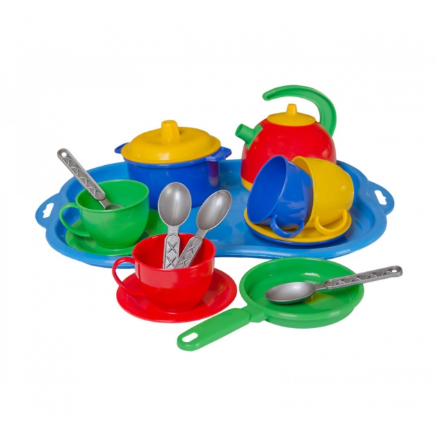 Набор игрушечной посуды маринка 7 с подносом ТехноК T1400