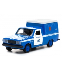 Машина металлическая фургон полиция 1:43 Технопарк