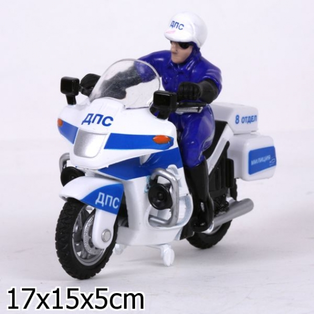 Мотоцикл металл инерционная дпс полиция Технопарк