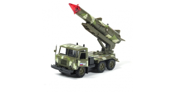 Как выглядит машина с ракетами Машина металл газ 66 ракета военные силы 1:43 Технопарк - купить по лучшей цене 