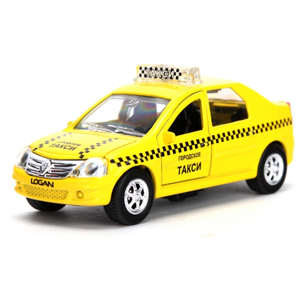 Коллекционная модель renault logan городское такси 1:43 Технопарк SB-13-21-3