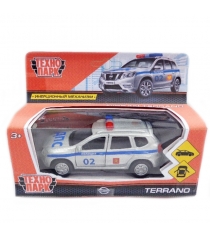 Инерционная машина nissan terrano полиция 12 см Технопарк SB-17-47-NT(P)-WB...
