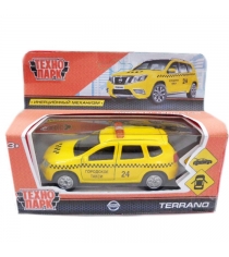 Инерционная машина nissan terrano такси 12 cм Технопарк SB-17-47-NT(T)-WB...