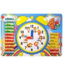 Развивающая игрушка часы Тимбергрупп Р78046