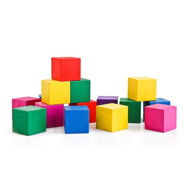 Кубики цветные 20 штук Томик 2323