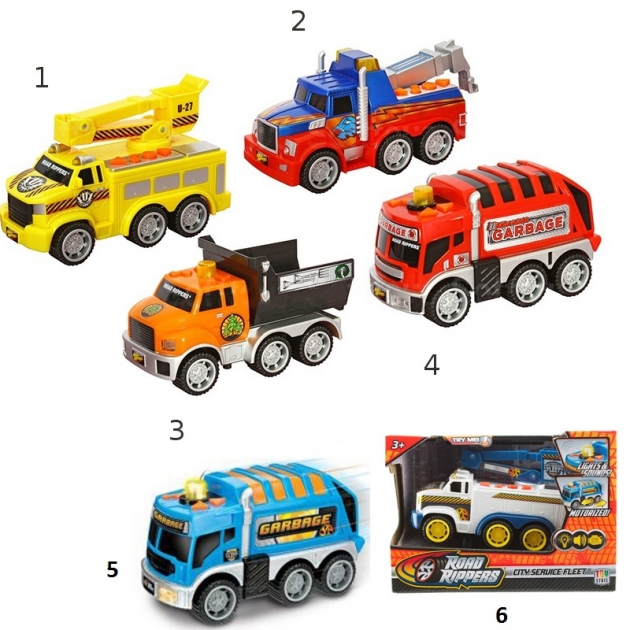 Машина road rippers city service fleet Toy State 33220TS