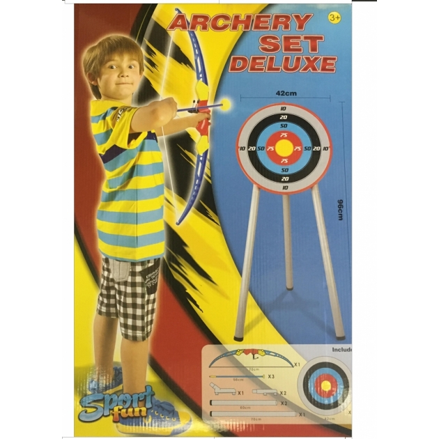 Игрушечное оружие Toy target 55013 лук и стрелы с мишенью на треноге