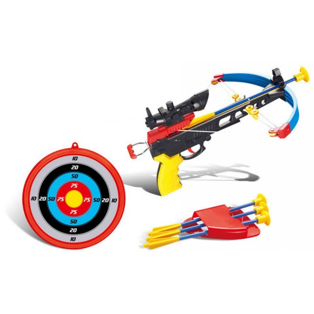 Игрушечное оружие Toy target 55033 арбалет со стрелами
