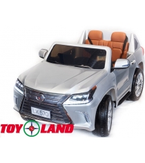 Электромобиль Toyland Lexus LX570 BK - F570 СРБ серебристый