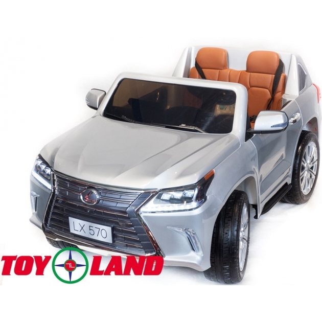 Электромобиль Toyland Lexus LX570 BK - F570 СРБ серебристый