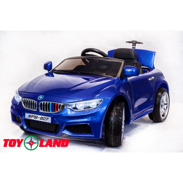 Электромобиль Toyland BMW 3 PB 807С синий краска