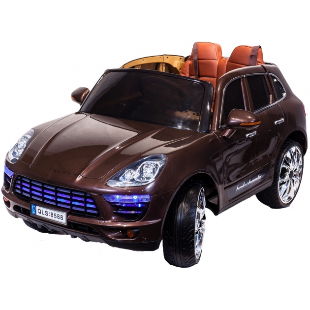 Электромобиль Toyland Porsche Macan QLS-8588 Кор коричневый