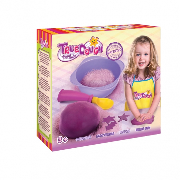 Тесто для лепки true dough сиреневый Toys Lab 21012