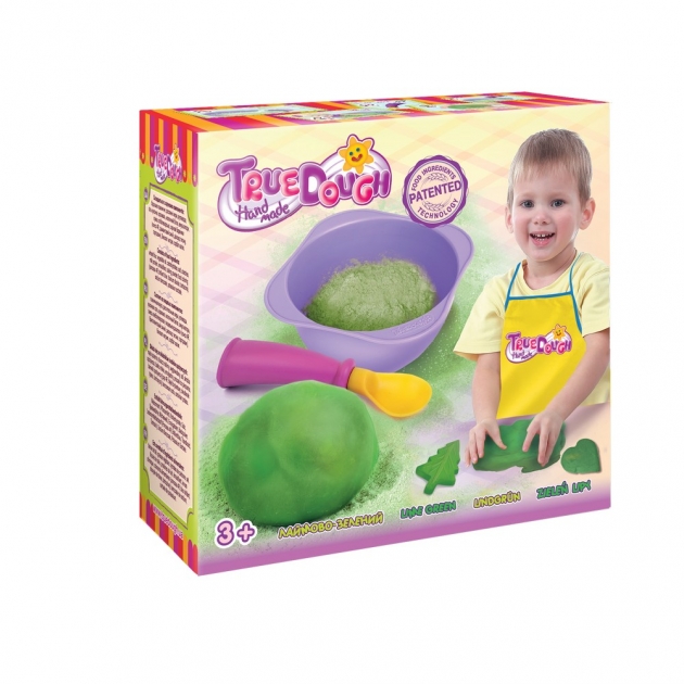 Тесто для лепки true dough лаймово зеленый Toys Lab 21016