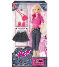 Кукла ася джинсовая коллекция 28 см дизайн 1 Toys Lab 35089...
