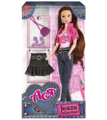 Кукла ася джинсовая коллекция 28 см дизайн 2 Toys Lab 35090...