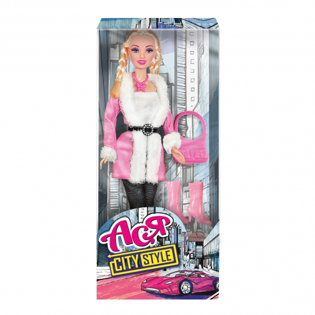 Кукла ася блондинка с косичками Toys Lab 35069