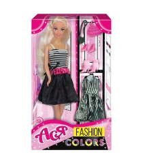 Кукла ася блондинка в полосатом платье Toys Lab 35073...