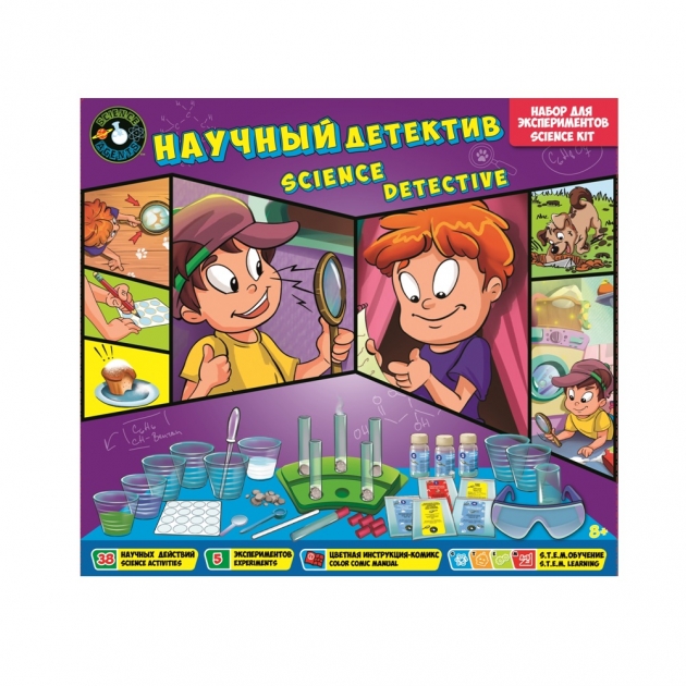 Набор для экспериментов science agents научный детектив ToysLab 45045