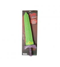 Детское мягкое оружие меч зеленое TPR Toys W699-A08