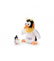 Мягкая игрушка на руку Trudi Пингвин с пингвиненком 28см 29997...