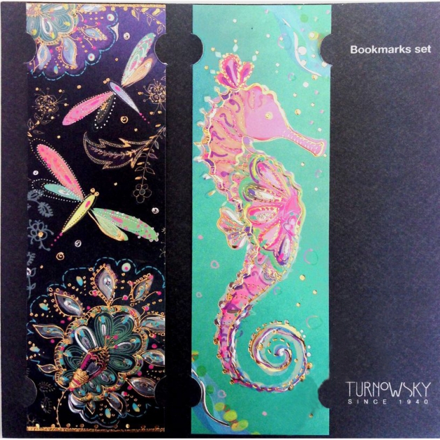 Закладки для книг Turnowsky Стрекозы и Морской конек BKDU105