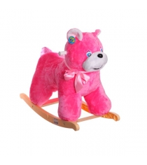 Мягкая качалка розовый медведь Тутси 282-2008_pink...