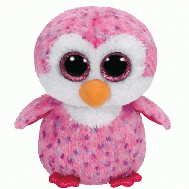 Пингвин beanie boo s glider розовый 15 см Ty 36177