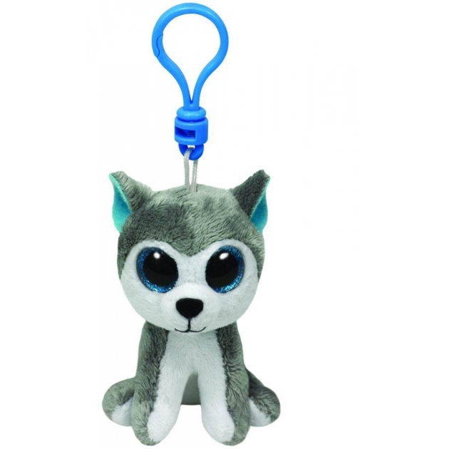 Волчонок beanie boos slush на брелке 12 7 см Ty 36503