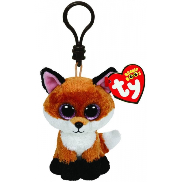 Лисенок beanie boo s брелок slick 12 7 см Ty 36613