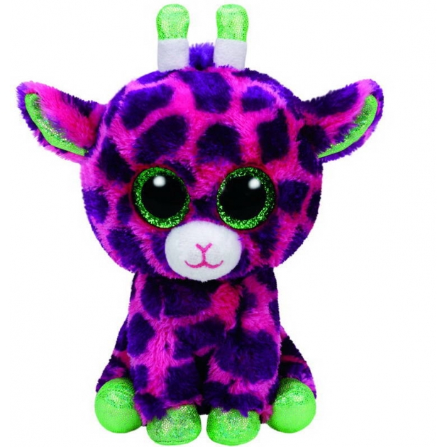 Розовый жираф gilbert beanie boo s 15 см Ty 37220