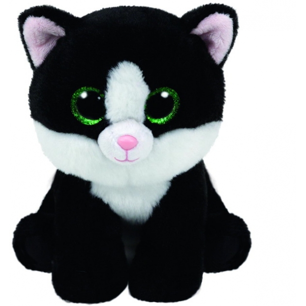 Котенок черно белый ava beanie babies 20 см Ty 42185