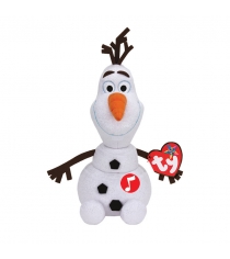 Cнеговик olaf disney beanie babies 25 см звук Ty 90152пц