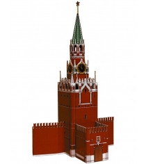 Архитектурный 3d пазл спасская башня россия 28 элементов Умная Бумага 219