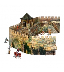 Сборная модель из картона средневековый город крепостная стена Умная Бумага 286...