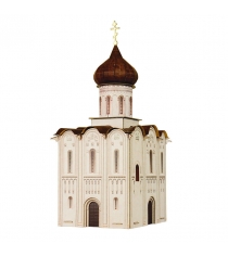 Сборная модель из картона церковь покрова на нерли россия 1:87 Умная Бумага 315...