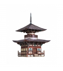 Сборная модель пагода хонпо дзи 64 детали Умная Бумага 327