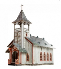 Сборная модель из картона дикий запад церковь Умная бумага Р94426