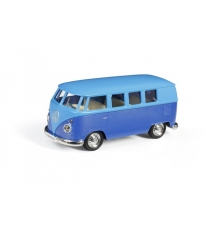 Автобус инерционный volkswagen type 2 t1 transporter сине голубой Uni Fortune...