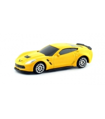 Машина металлическая chevrolet corvette c7 желтая матовая Uni Fortune