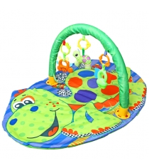 Коврик детский развивающий с дугой разноцветная черепаха Ути пути 49389