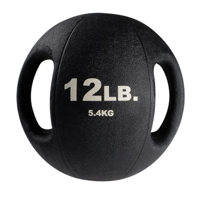 Тренировочный мяч Body Solid с хватами 5,4 кг 12 lb