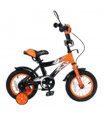 Велосипед 2х колесный Velolider 12 lider shark оранжевый черный 5507