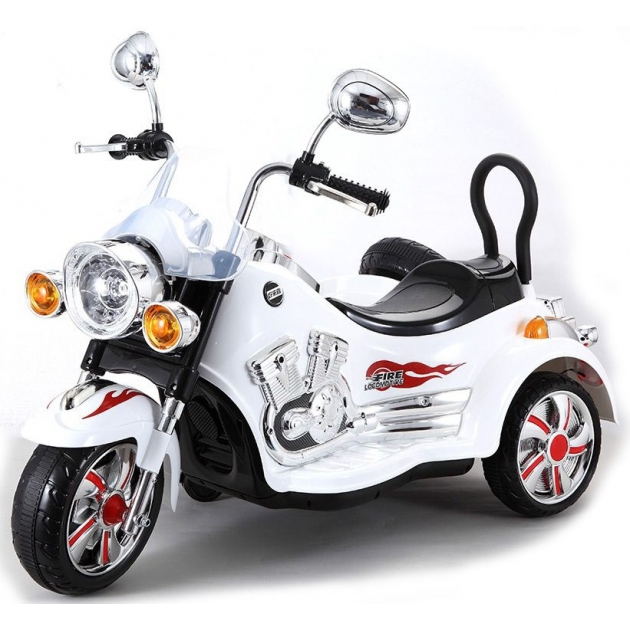 Электромобиль Viptoys мотоцикл с коляской SX-138 белый